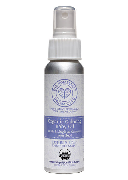 Organic Calming Baby Oil